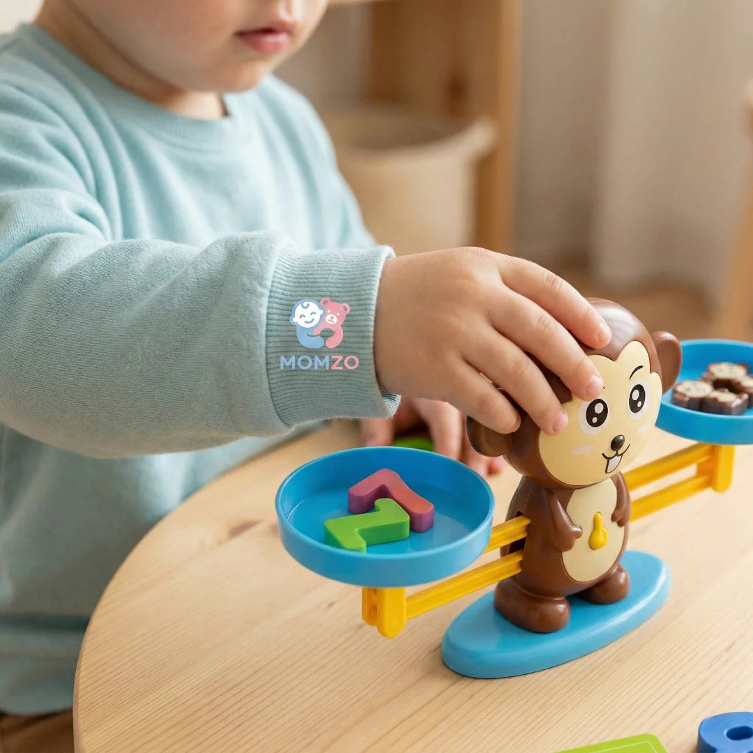 Monkey Balance Math Toy for Kids — Number Learning & Counting Educational Game