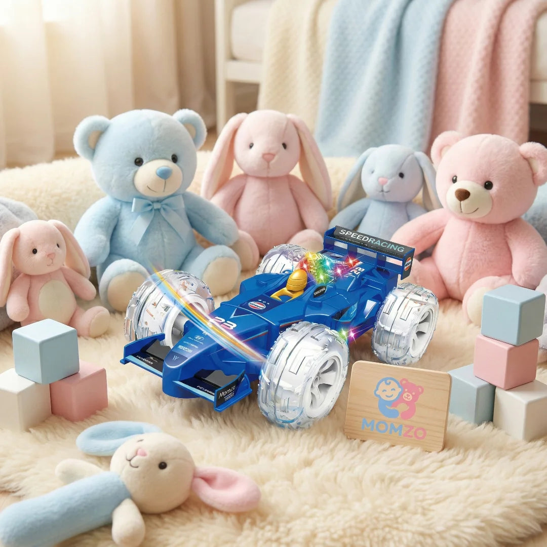 RC Stunt Formula Car with Flipping Action & USB Recharge Battery