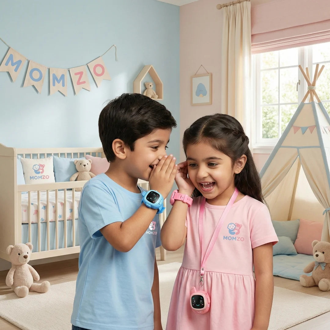 2-in-1 Walkie-Talkie Watch for Kids — Long Range Toy Communication Watch (Rechargeable)