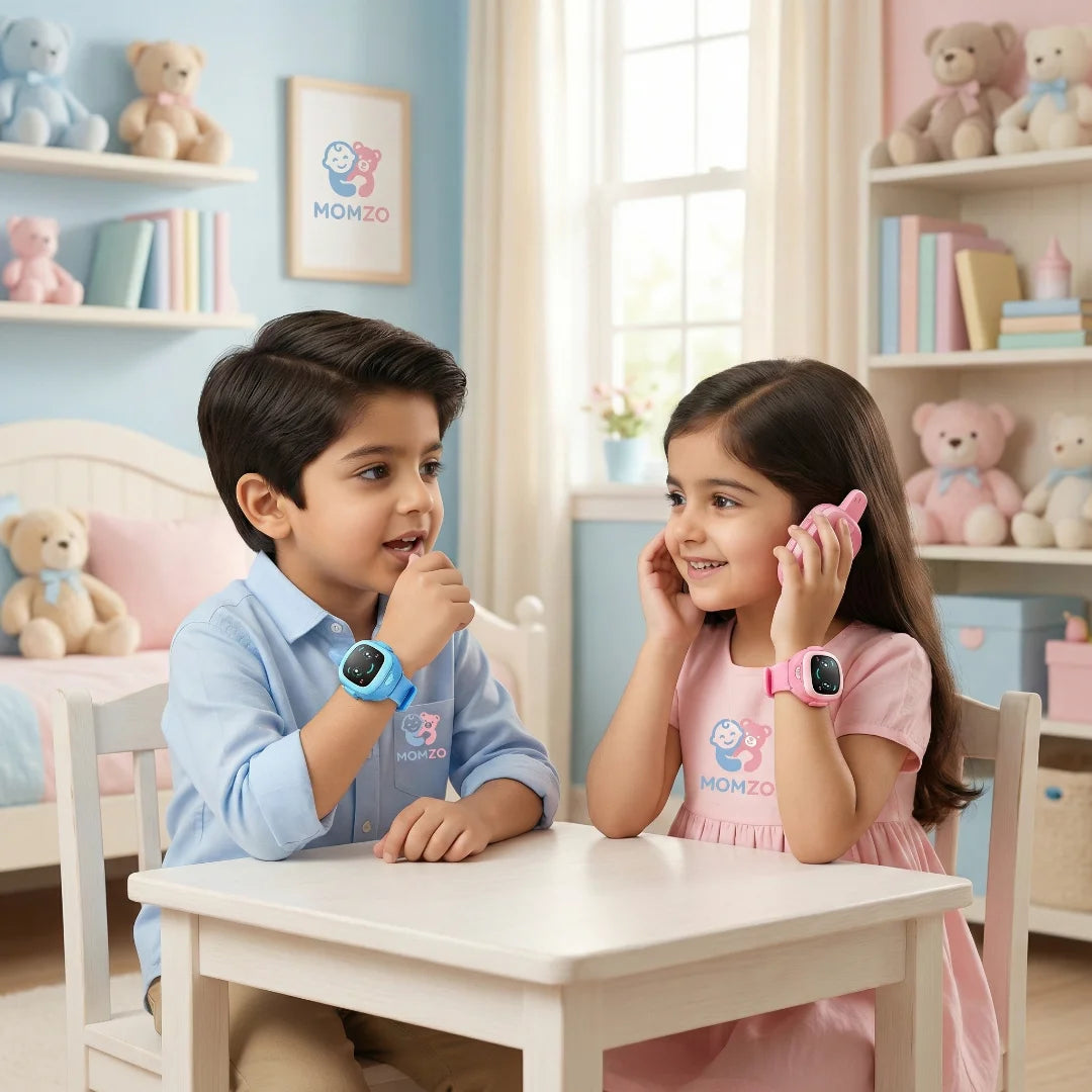 2-in-1 Walkie-Talkie Watch for Kids — Long Range Toy Communication Watch (Rechargeable)