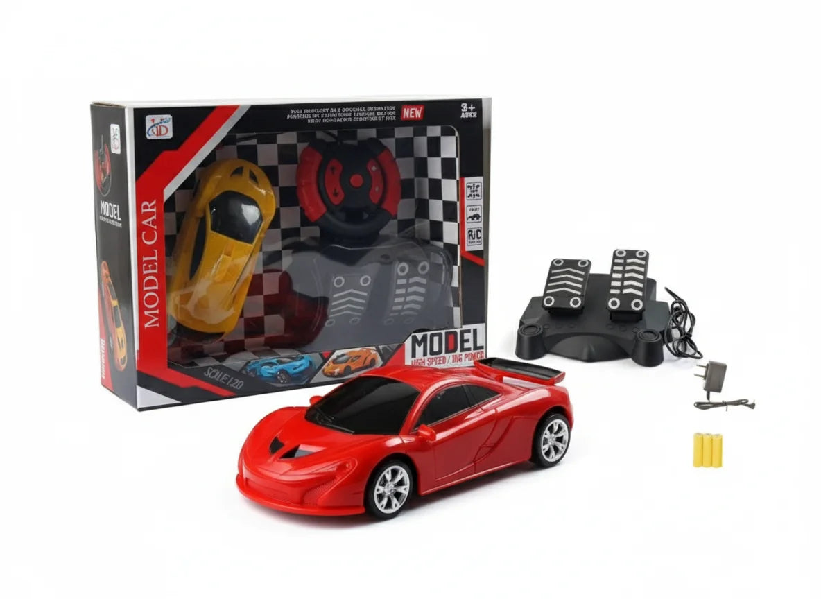 RC Model Sports Car Toy with Remote Controller – Rechargeable Racing Car