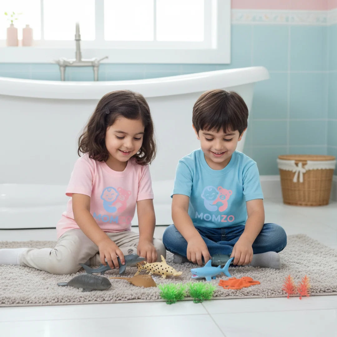 Sea Animal Toy Set – Marine Ocean Creatures Figures | Educational Learning Pack for Kids