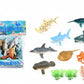 Sea Animal Toy Set – Marine Ocean Creatures Figures | Educational Learning Pack for Kids