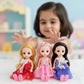 Baby Dolls 3 Pack — Soft Vinyl Mini Dolls with Fashion Dresses for Kids