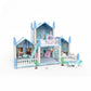 Beautiful Doll House Playset for Girls — Multi-Floor Miniature Doll Home with Furniture & Accessories
