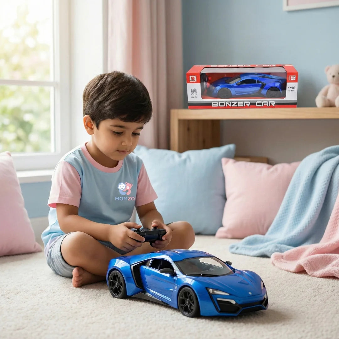 bonzer rc stunt car toy for kids playin with remote controller