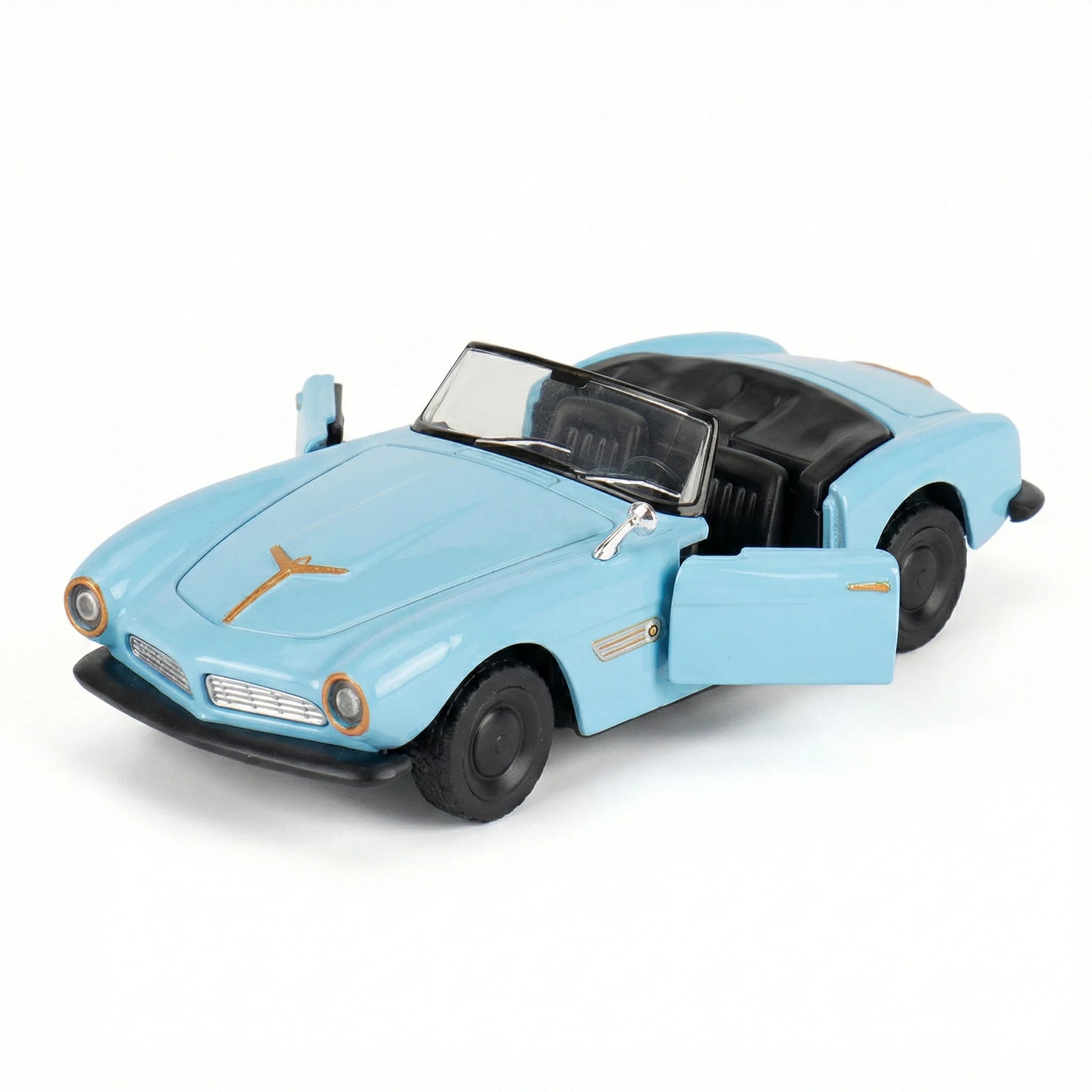 Die Cast Metal Mini Cars for Kids — Pull Back Sports Cars Toy Set with Opening Doors (Mixed Models)