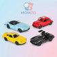 Die Cast Metal Mini Cars for Kids — Pull Back Sports Cars Toy Set with Opening Doors (Mixed Models)