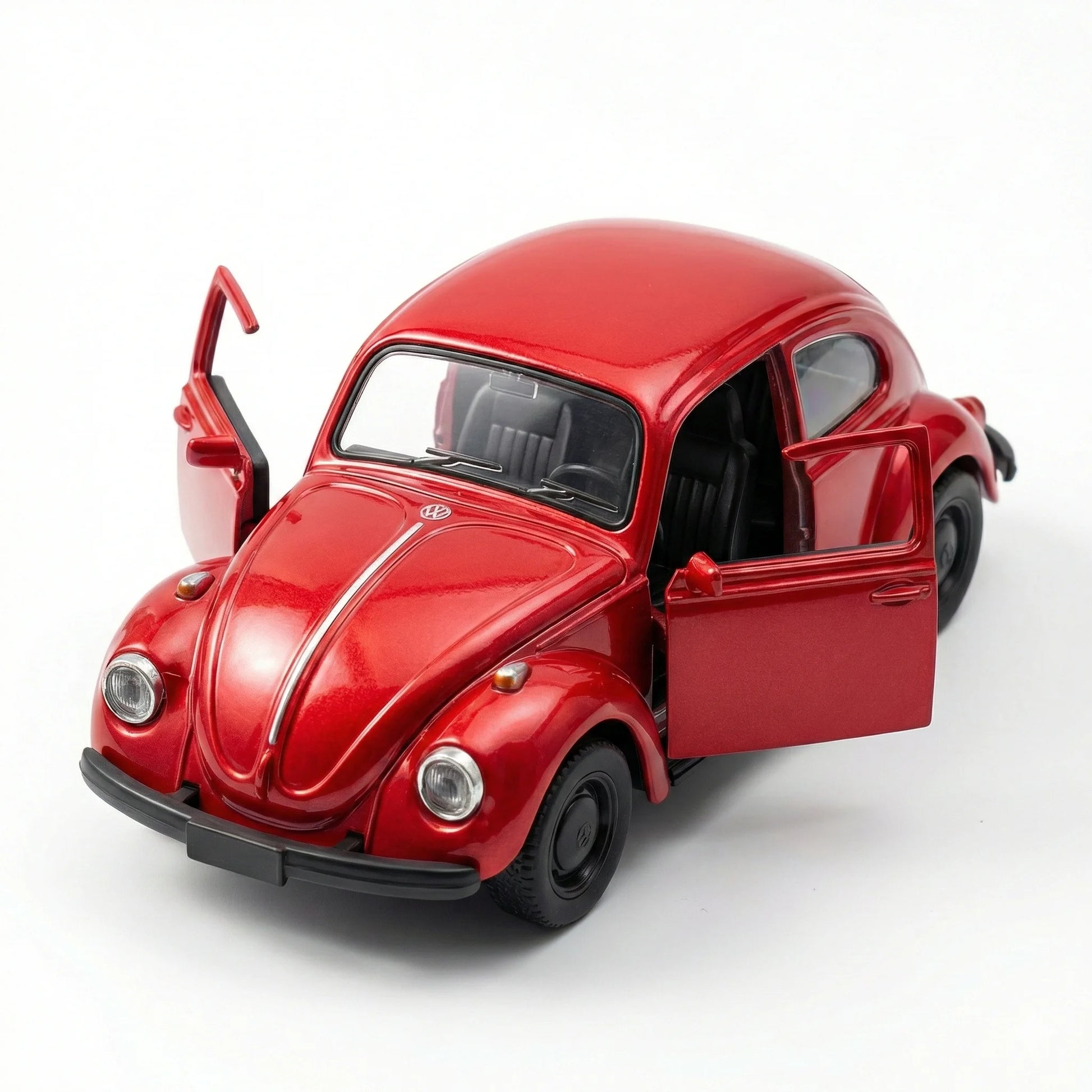 Die Cast Metal Mini Cars for Kids — Pull Back Sports Cars Toy Set with Opening Doors (Mixed Models)