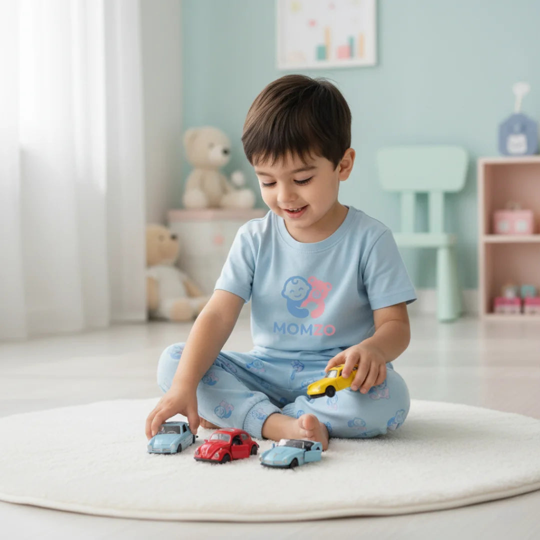 Die Cast Metal Mini Cars for Kids — Pull Back Sports Cars Toy Set with Opening Doors (Mixed Models)