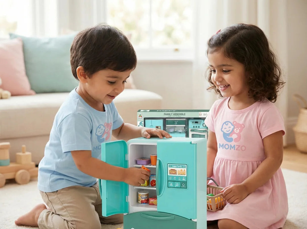 Momzo Kids Kitchen Pretend Play Cooking Set in Pakistan