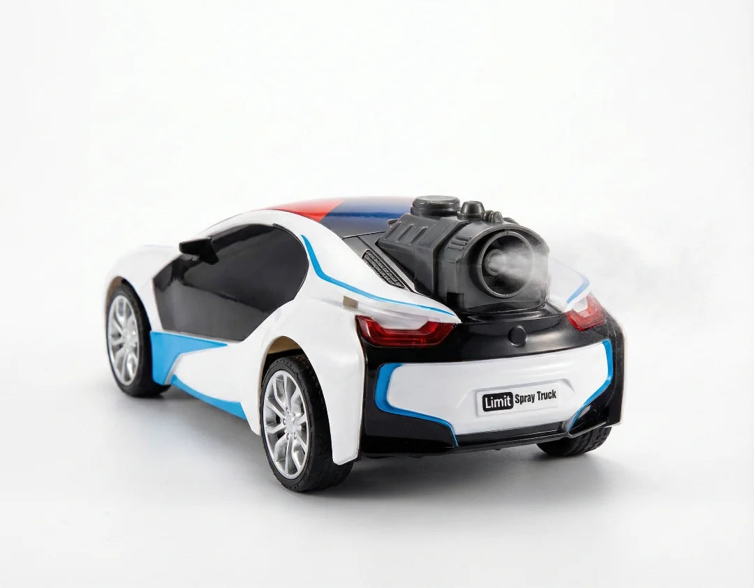 Limit Spray RC car rear exhaust vapor feature toy for kids
