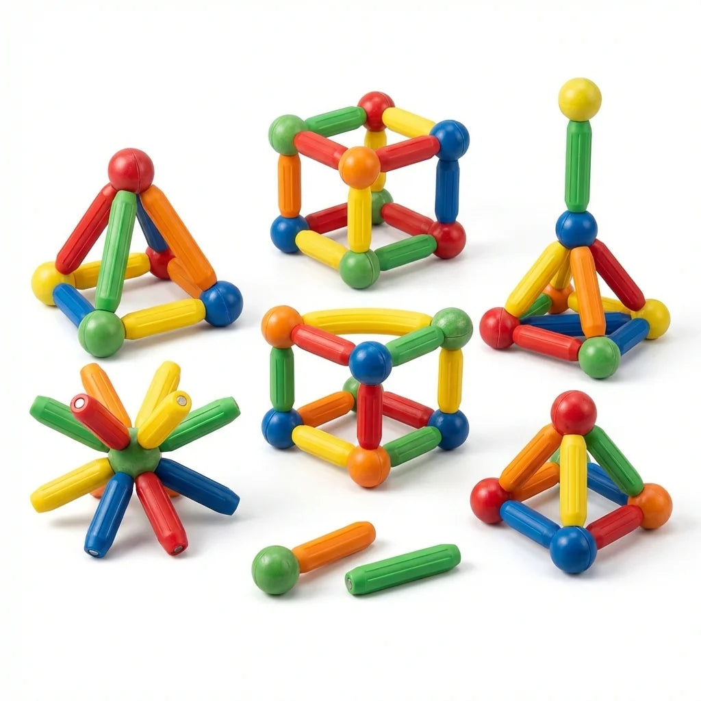 Intelligent magnetic building blocks toy for kids