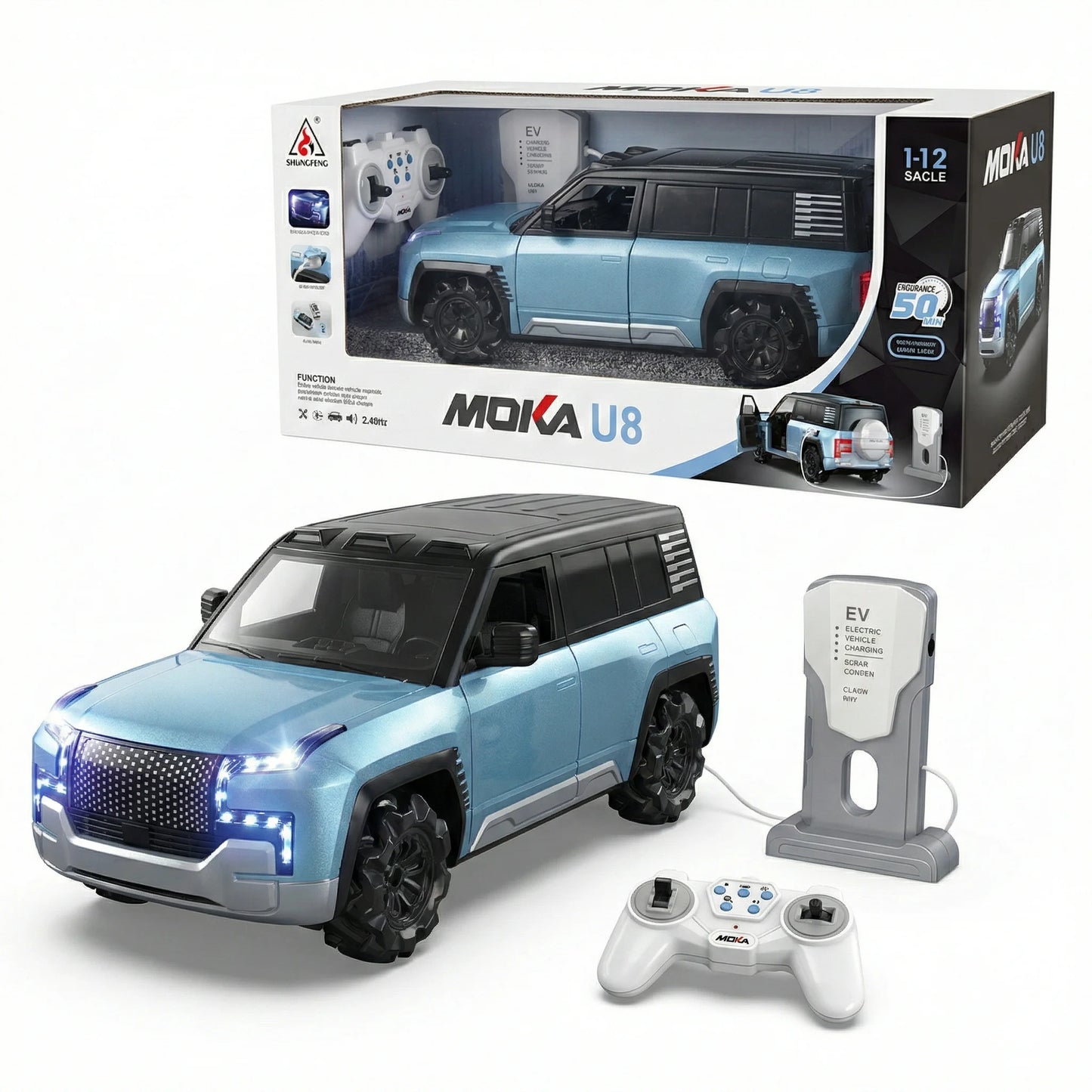 MOKA U8 RC SUV Toy with Controller & USB Rechargeable Battery