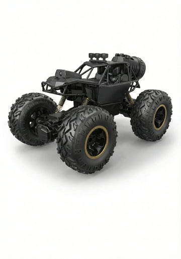 “Momzo 4WD stunt RC car front view on white background”