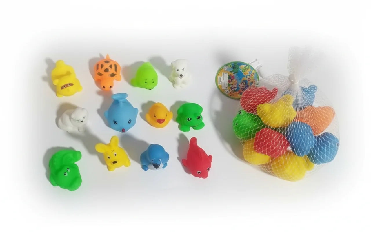 Baby bath squeeze animal toys for kids with pakaging
