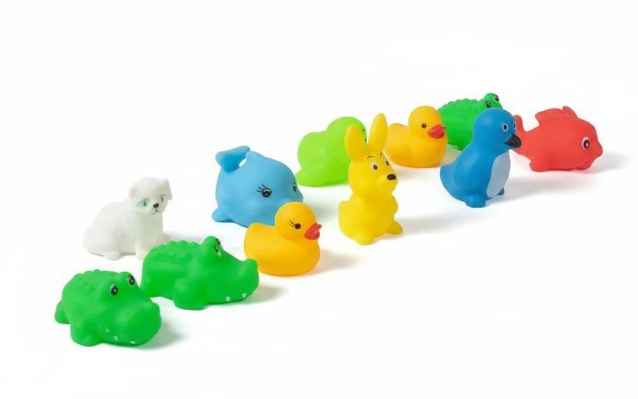 Baby bath squeeze animal toys for kids