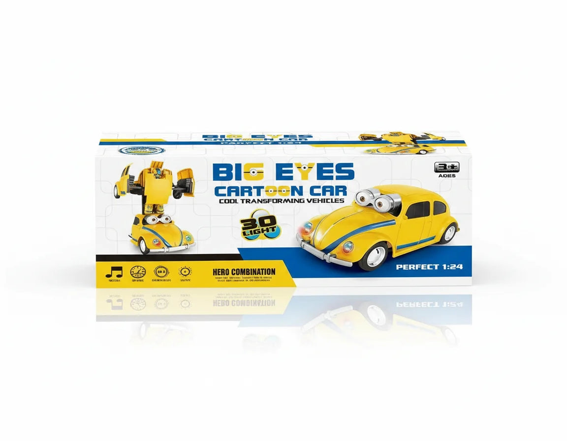 Kids transforming toy car Momzo theme