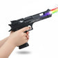 Realistic Desert Eagle toy gun with lights shoot view