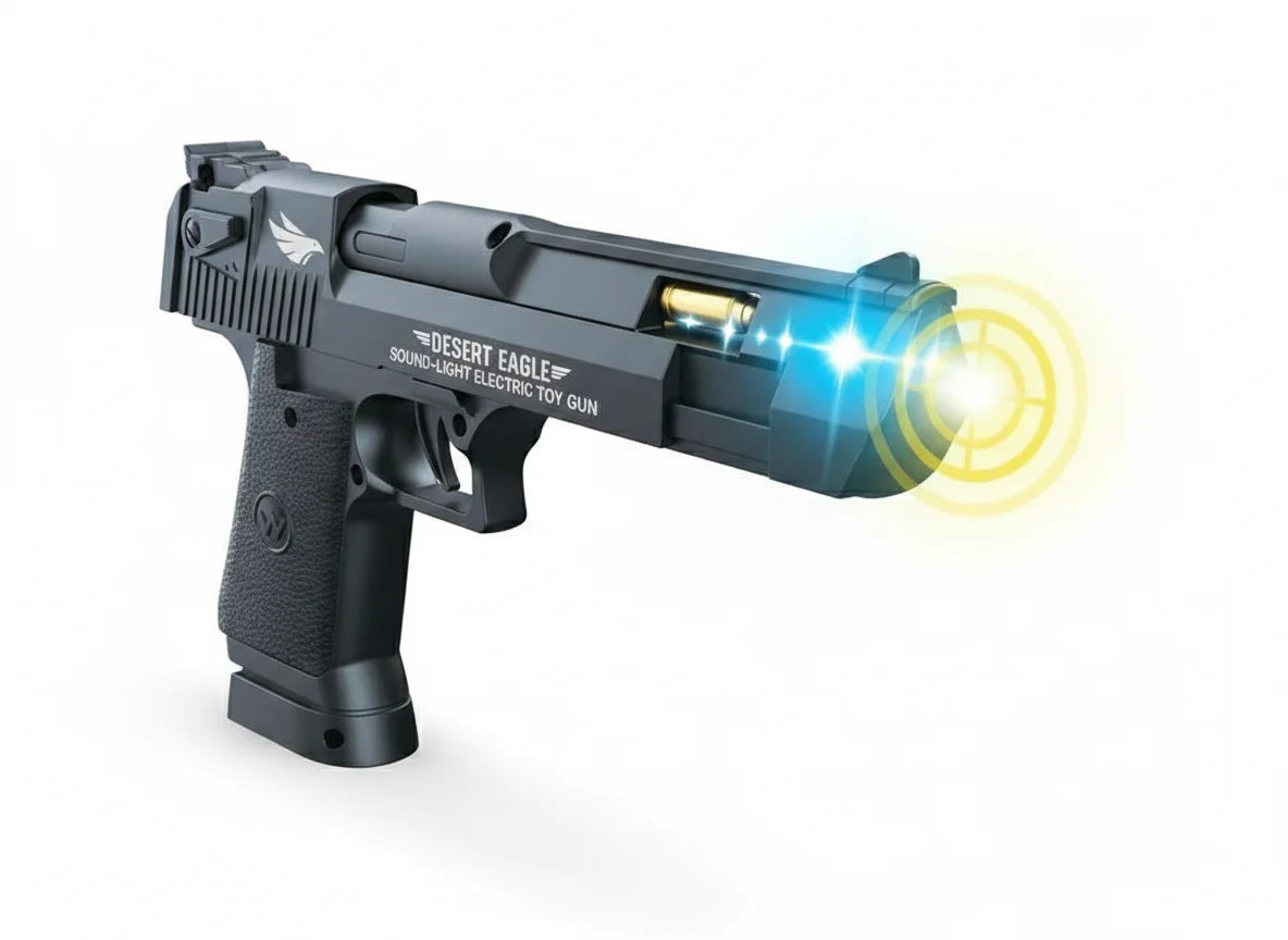 Realistic Desert Eagle toy gun with lights light ans sound