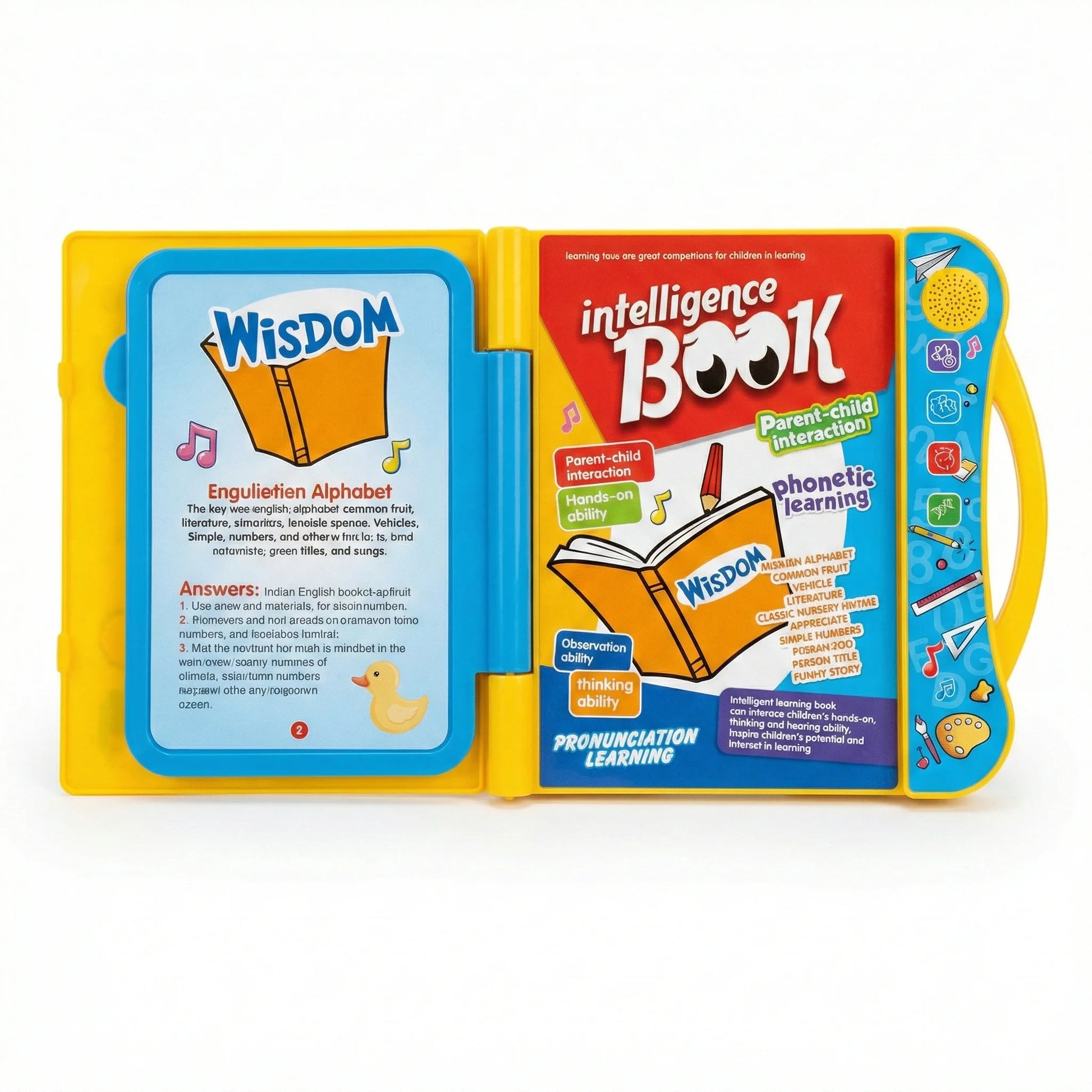 "Intelligence Book Phonetic Learning for Kids"