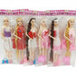 Fashion dolls dress-up toy set for girls