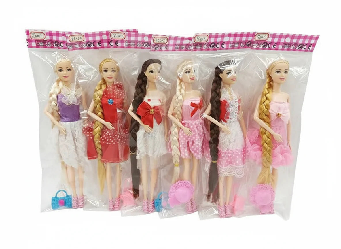Fashion dolls dress-up toy set for girls