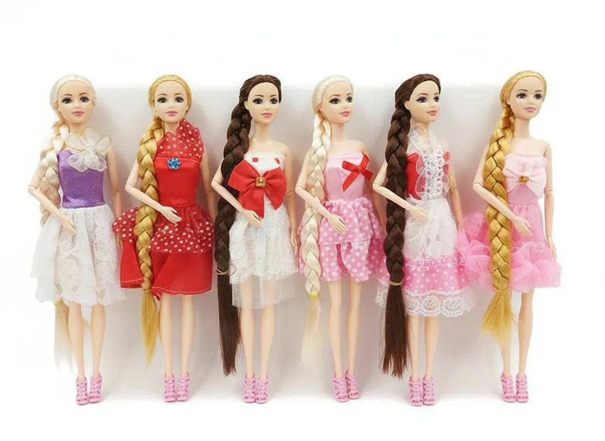 Fashion Doll Set for Girls – Dress Up Pretend Play Dolls