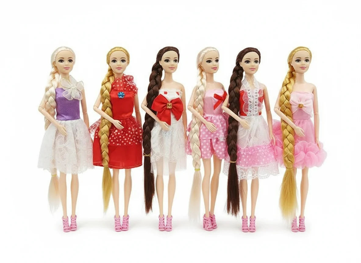 Fashion Doll Set for Girls – Dress Up Pretend Play Dolls