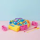 Fishing game toy components and fish pieces with momzo theme