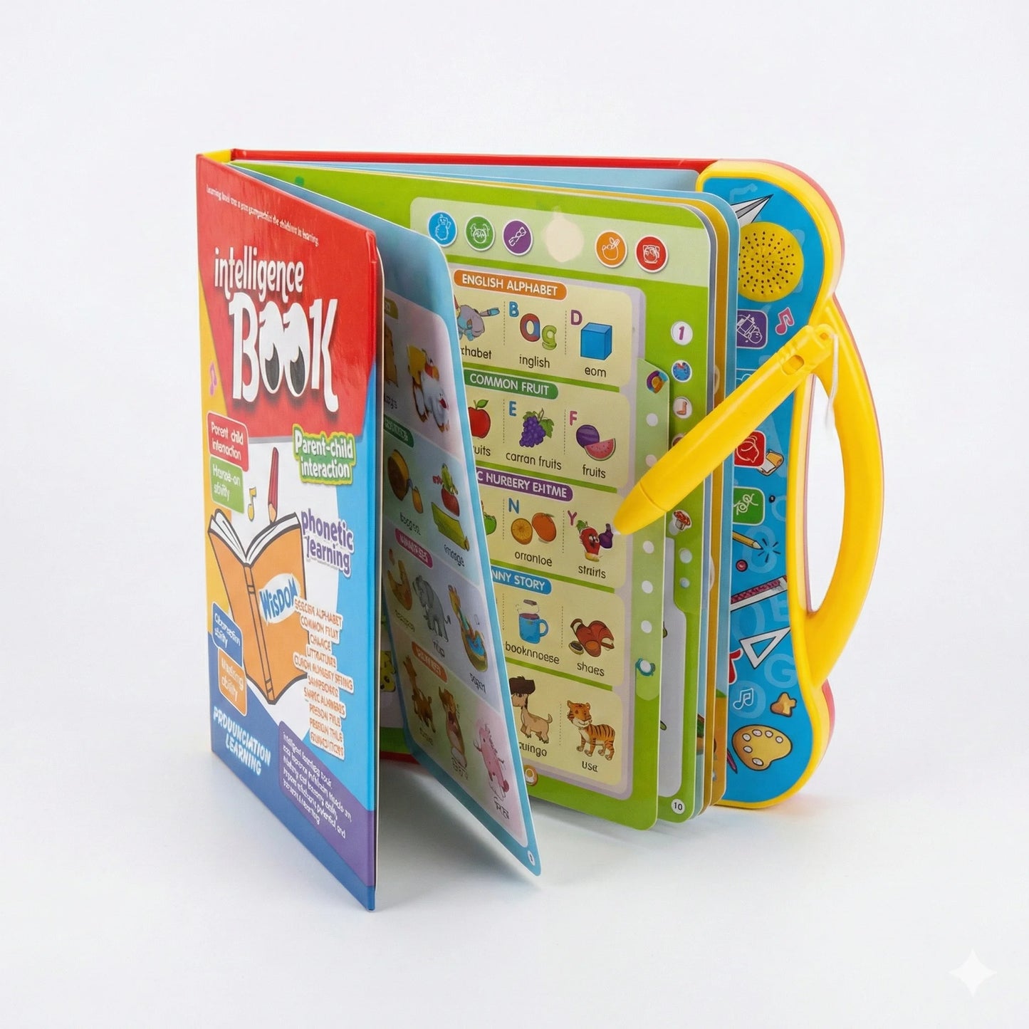 Kids Interactive Study Book Educational Toy open book view