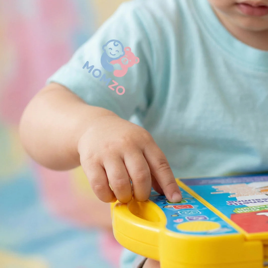 closeup vieew Kids Learning Activity Book with Audio Buttons