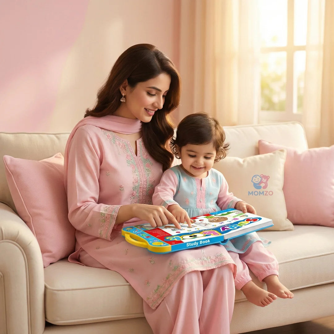 Toddler Learning Book with Parent-Child Interaction
