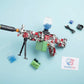 High-speed M249 water gun outdoor play with momzo theme