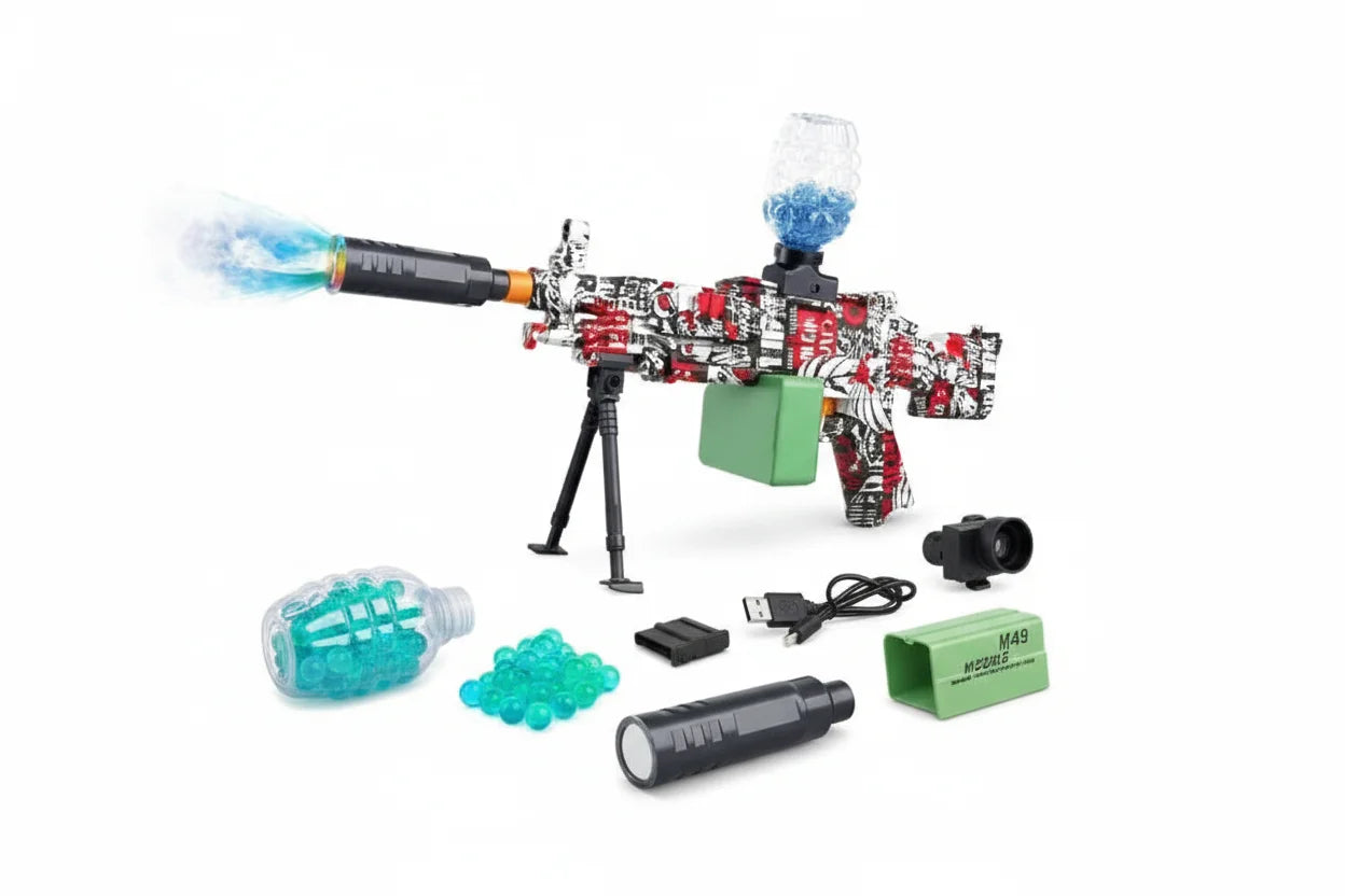 Automatic water gel blaster toy with accesories