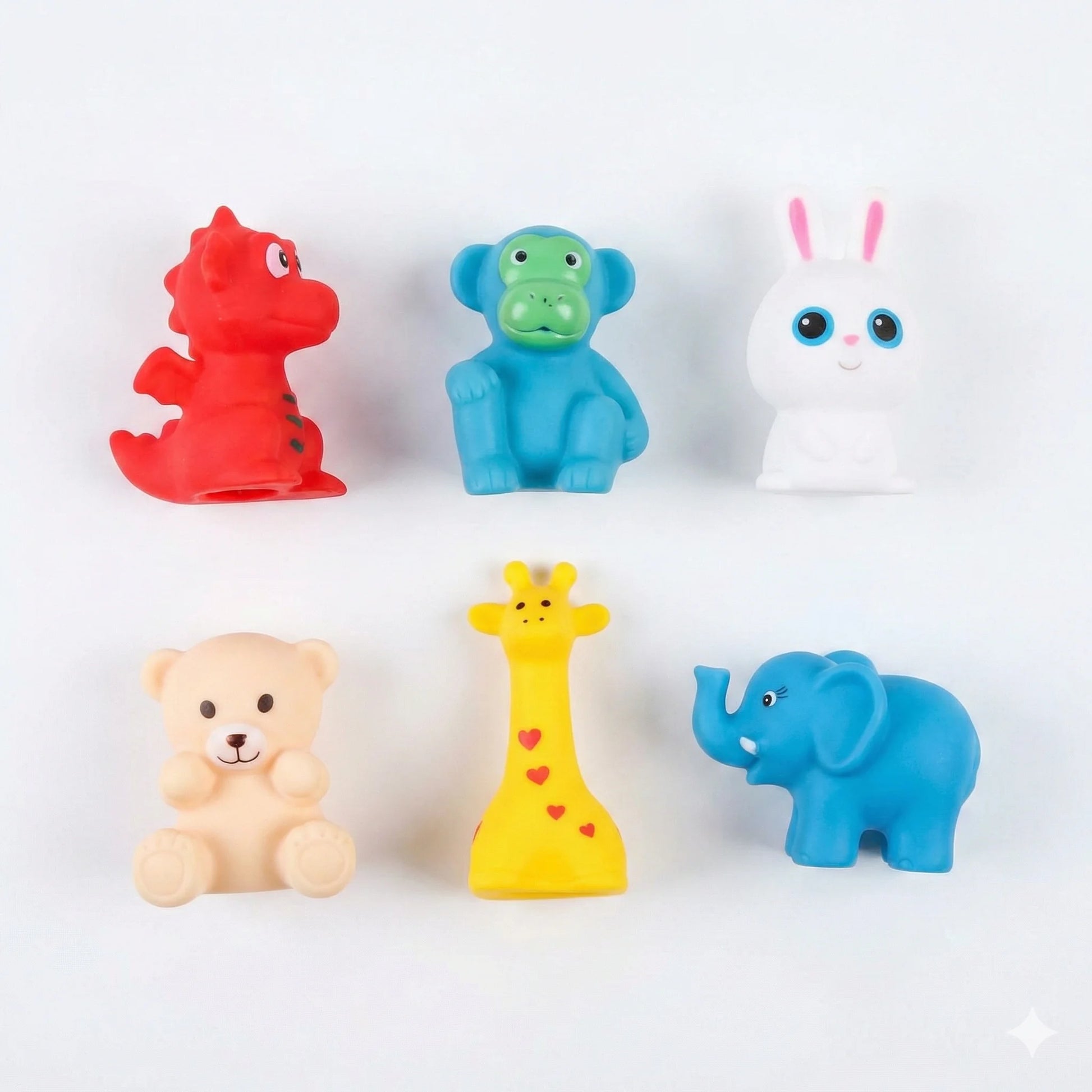 Mini bath squeeze toys for toddlers