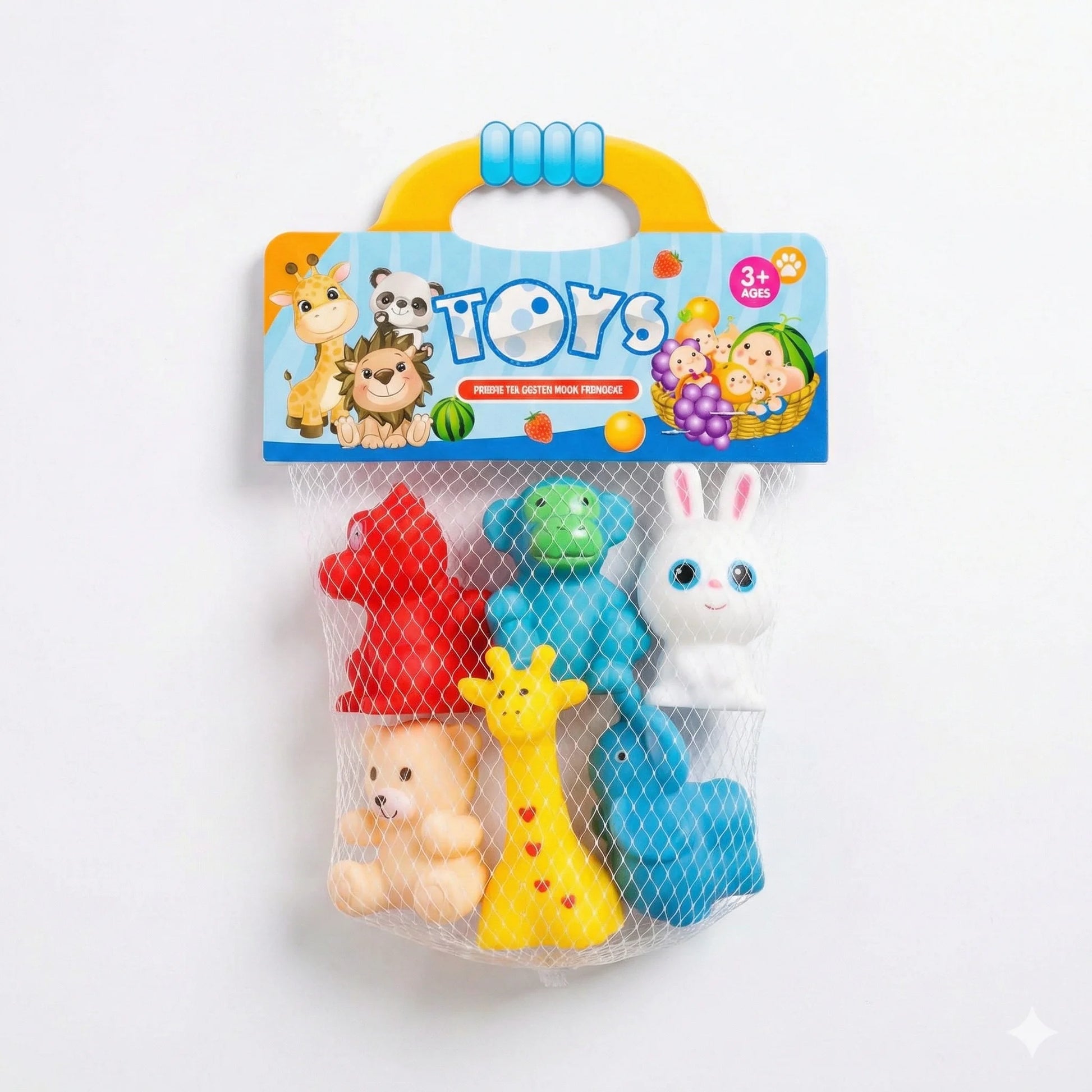 Mini bath squeeze toys for toddlers pakaging