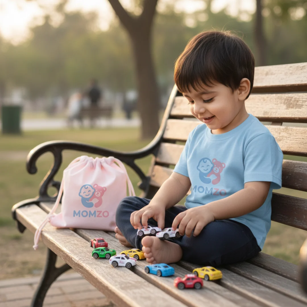 kids mini cars play set baby playing outside