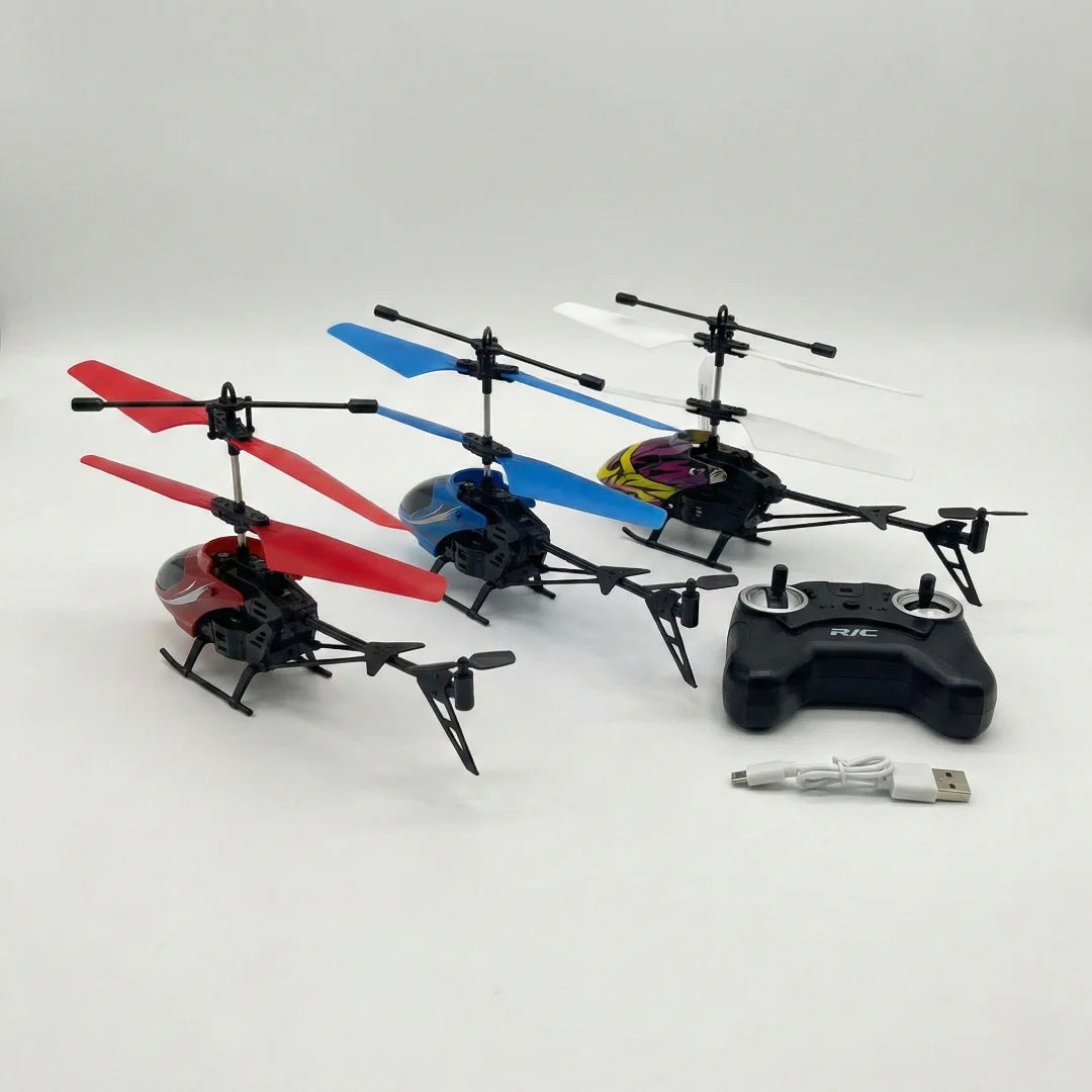 RC Plane with Remote Controller back view