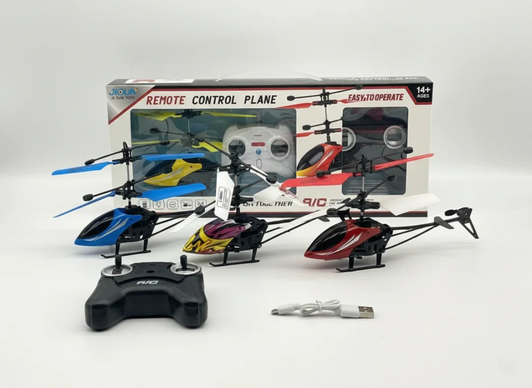 RC Plane with Remote Controller and box