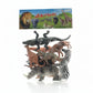 Wild animal plastic toy set for kids