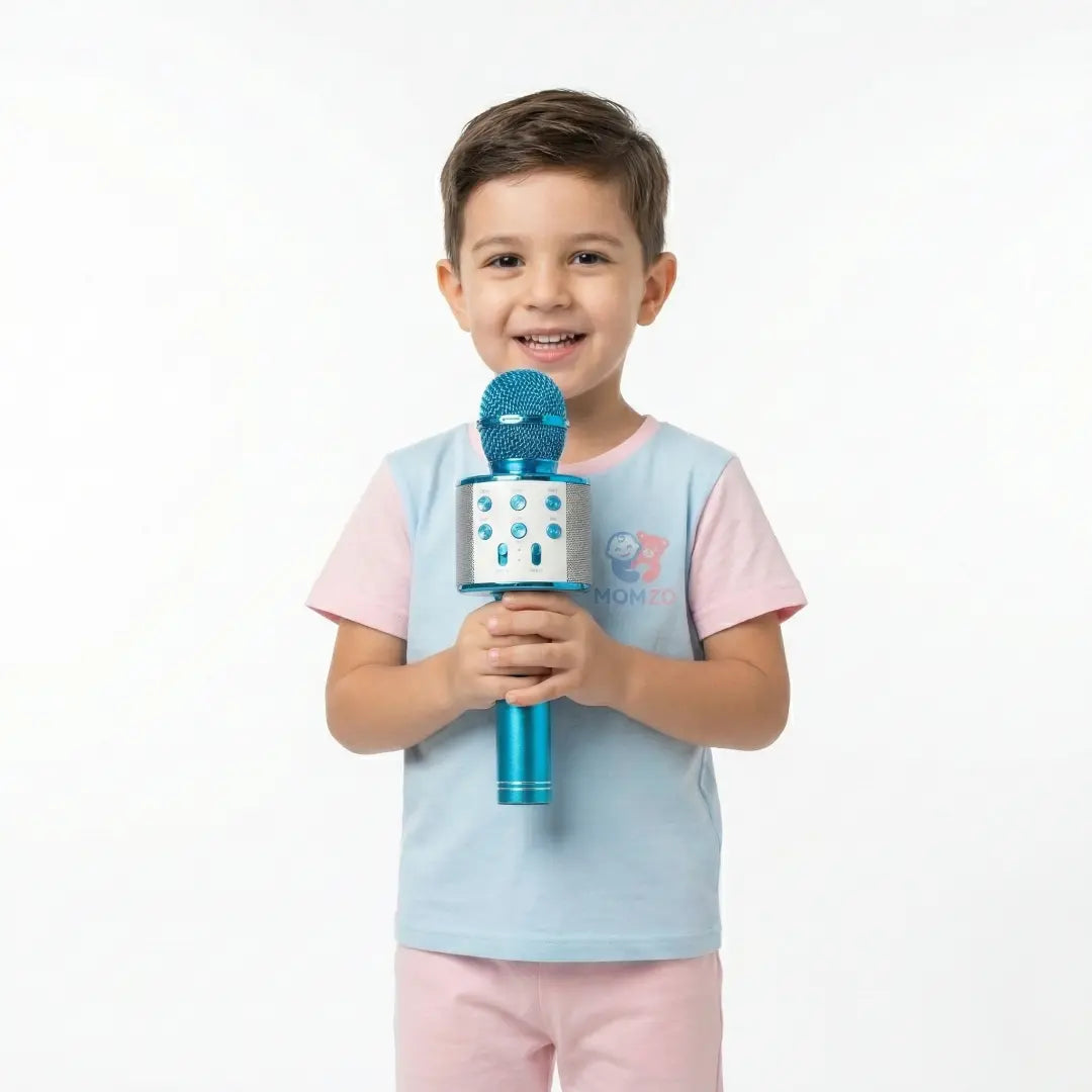 Momzo Kids Wireless Bluetooth Musical Mic boy Front View