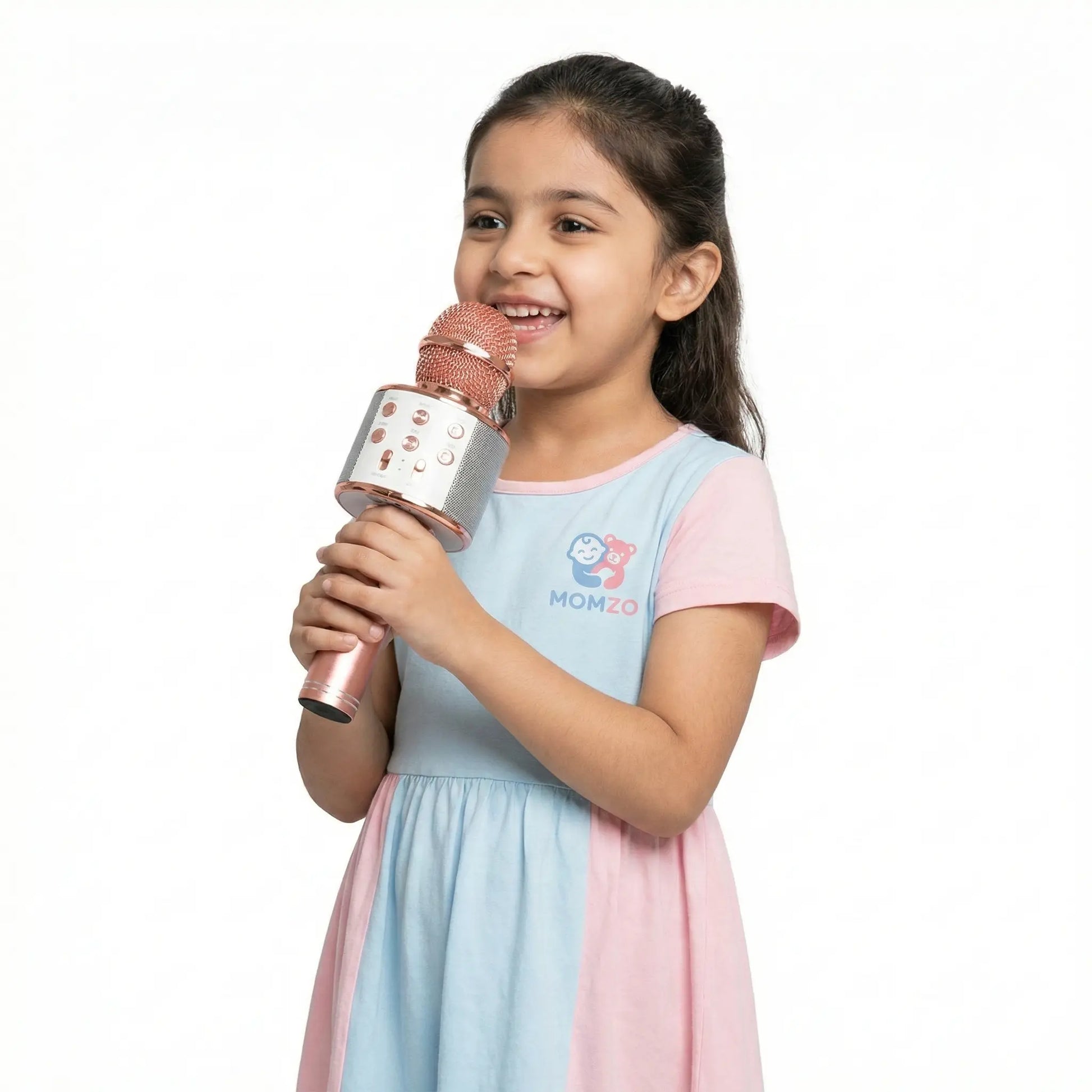 Momzo Kids Mic Girl Singing in Momzo Dress
