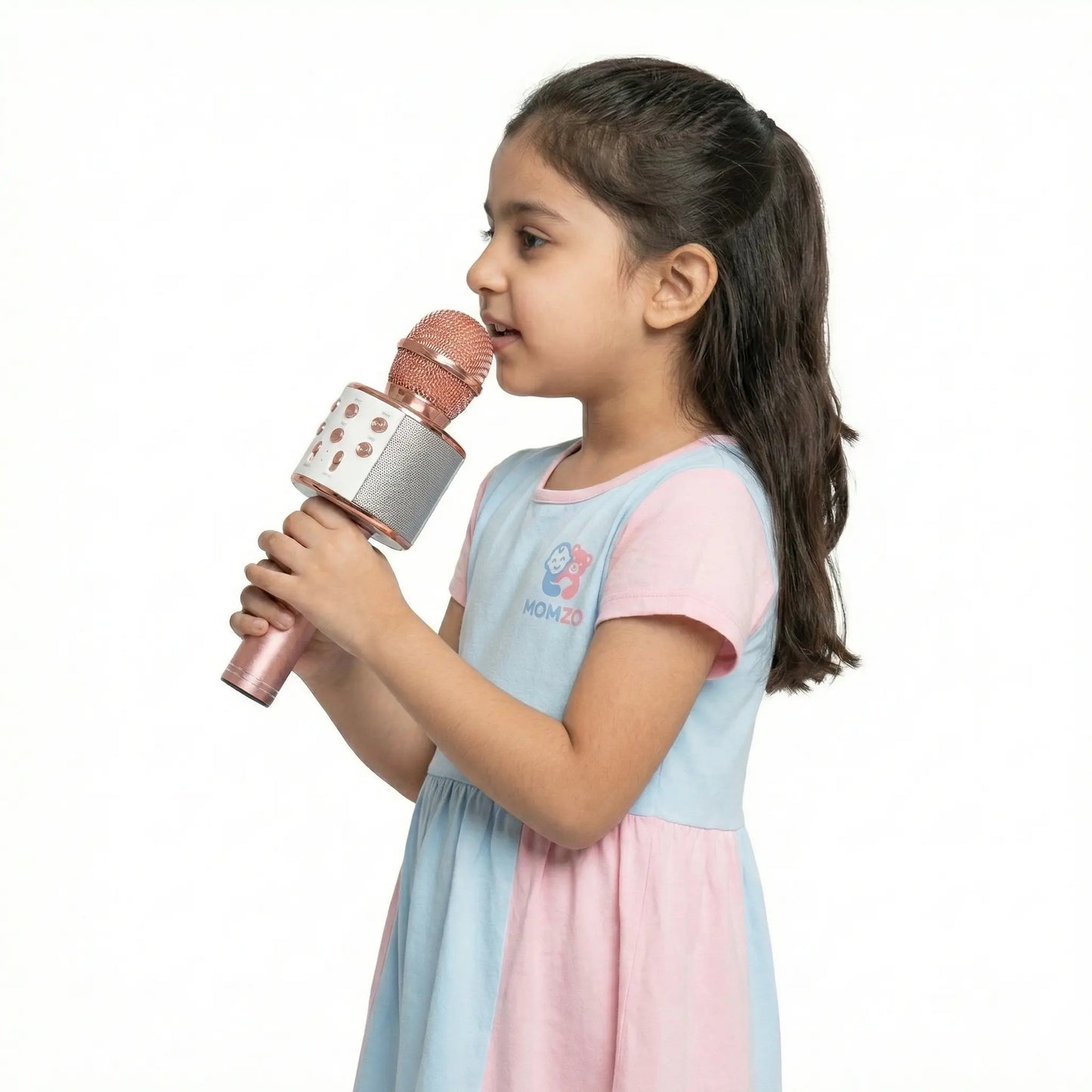 Momzo Kids Wireless Karaoke Microphone Side View