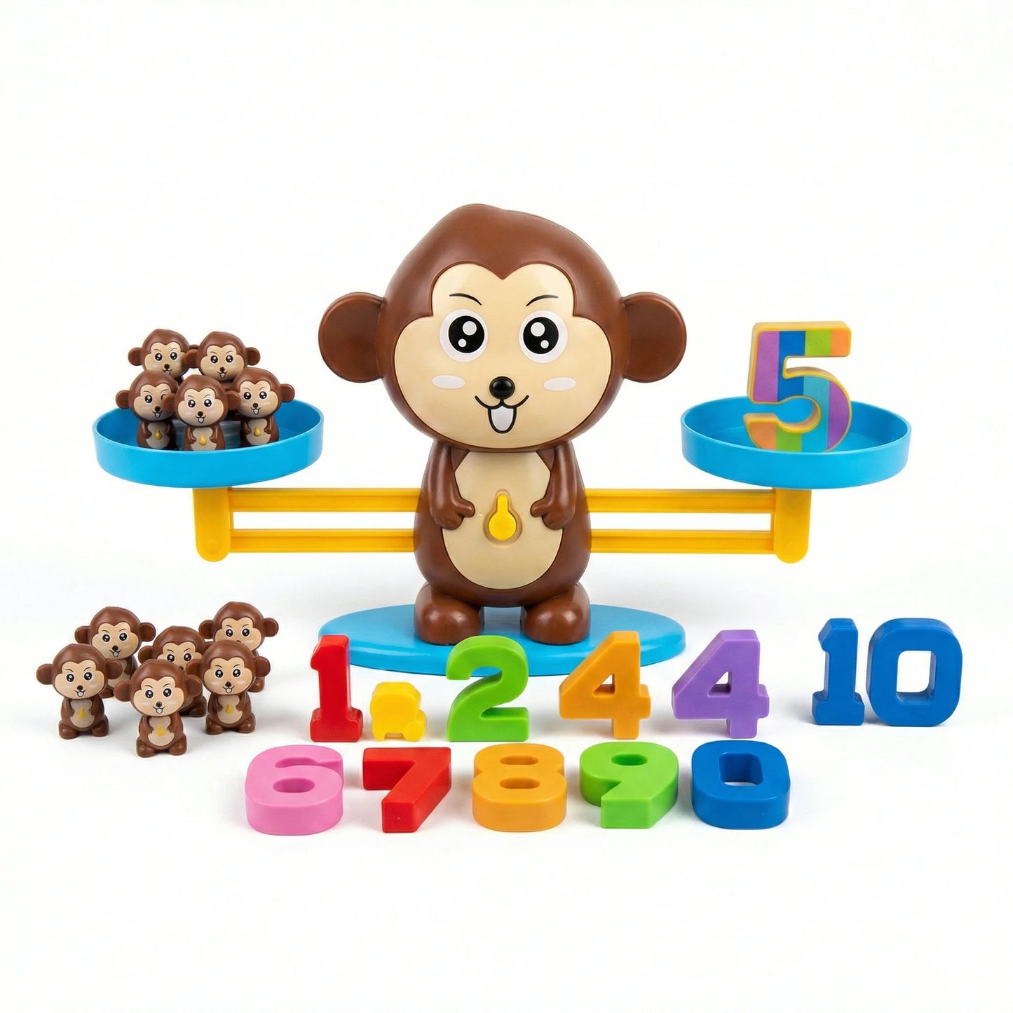 Monkey Balance Math Toy for Kids — Number Learning & Counting Educational Game