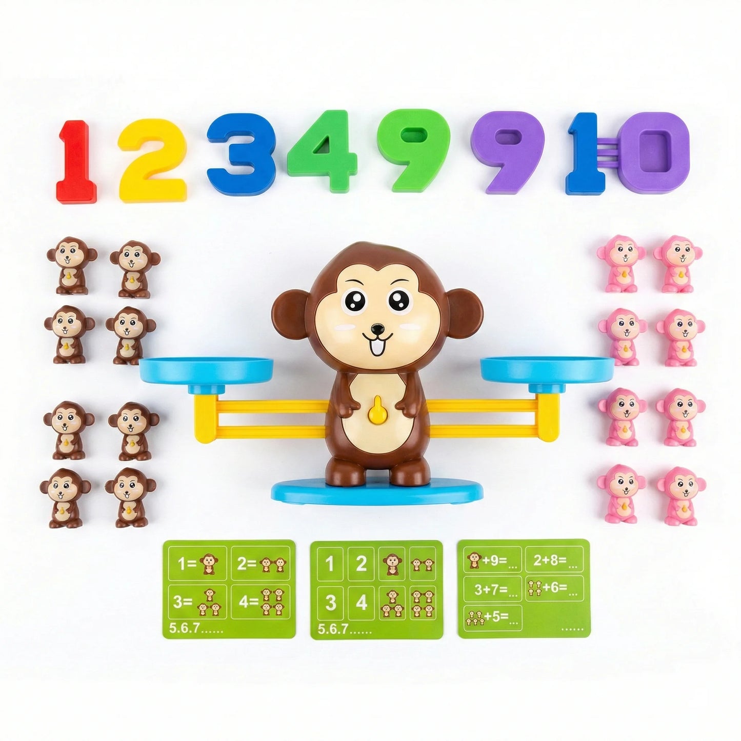 Monkey Balance Math Toy for Kids — Number Learning & Counting Educational Game