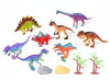 plastic dinosaur toy figures set