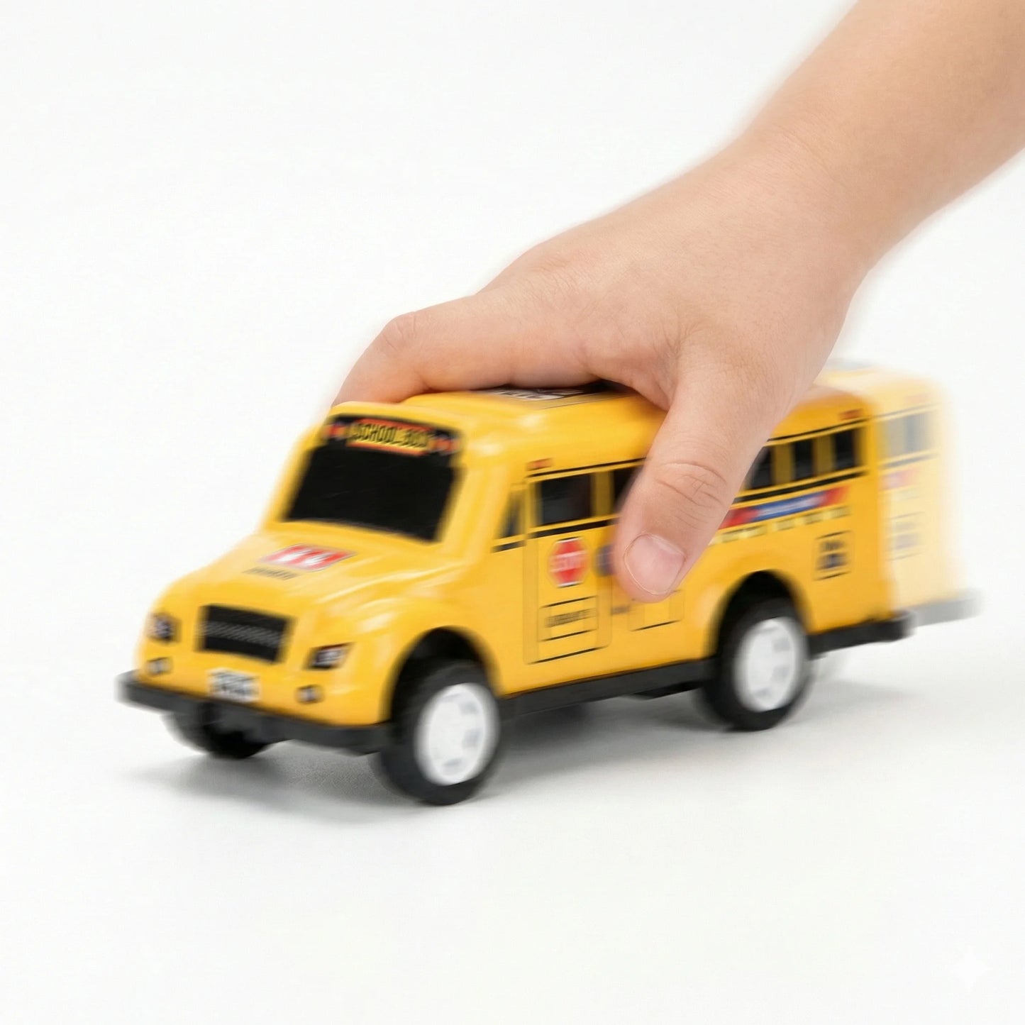 Pull Back Mini Bus Toy Set — Metal Alloy Buses for Kids (Multiple Designs)