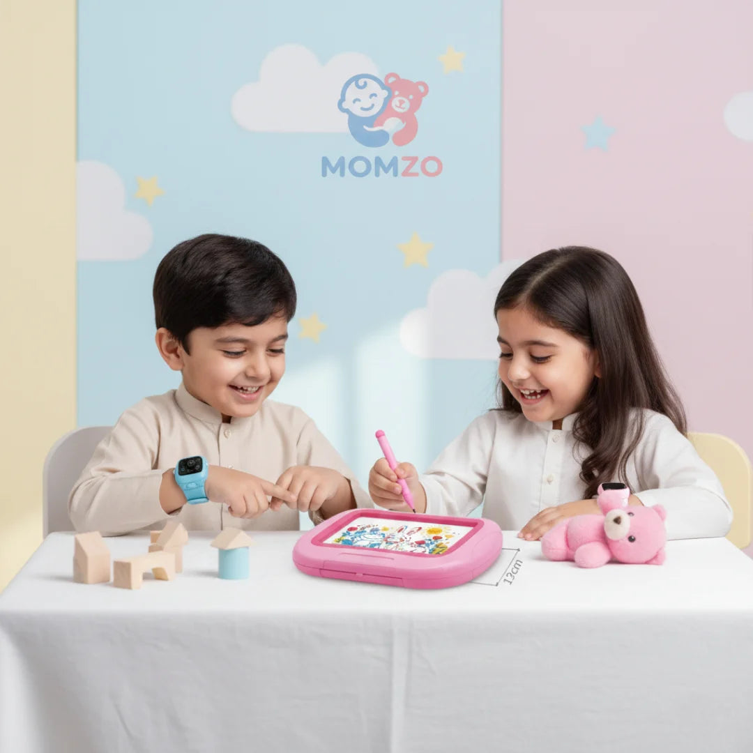 Rabbit Brick Drawing Board for Kids — Magnetic Block Drawing Tablet with Learning Play