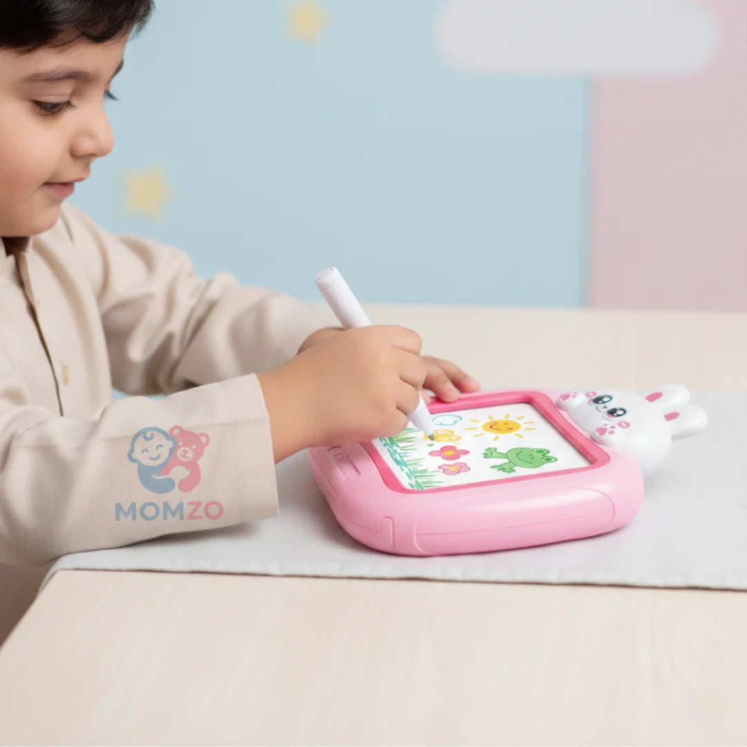 Rabbit Brick Drawing Board for Kids — Magnetic Block Drawing Tablet with Learning Play